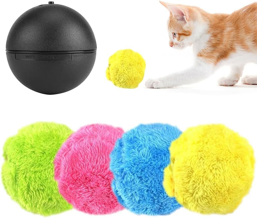 Yumsur Active Rolling Ball Dog, Self-Rolling Ball Dog, Electric Ball, Dog, Interactive Toy Cat Ball image number 5