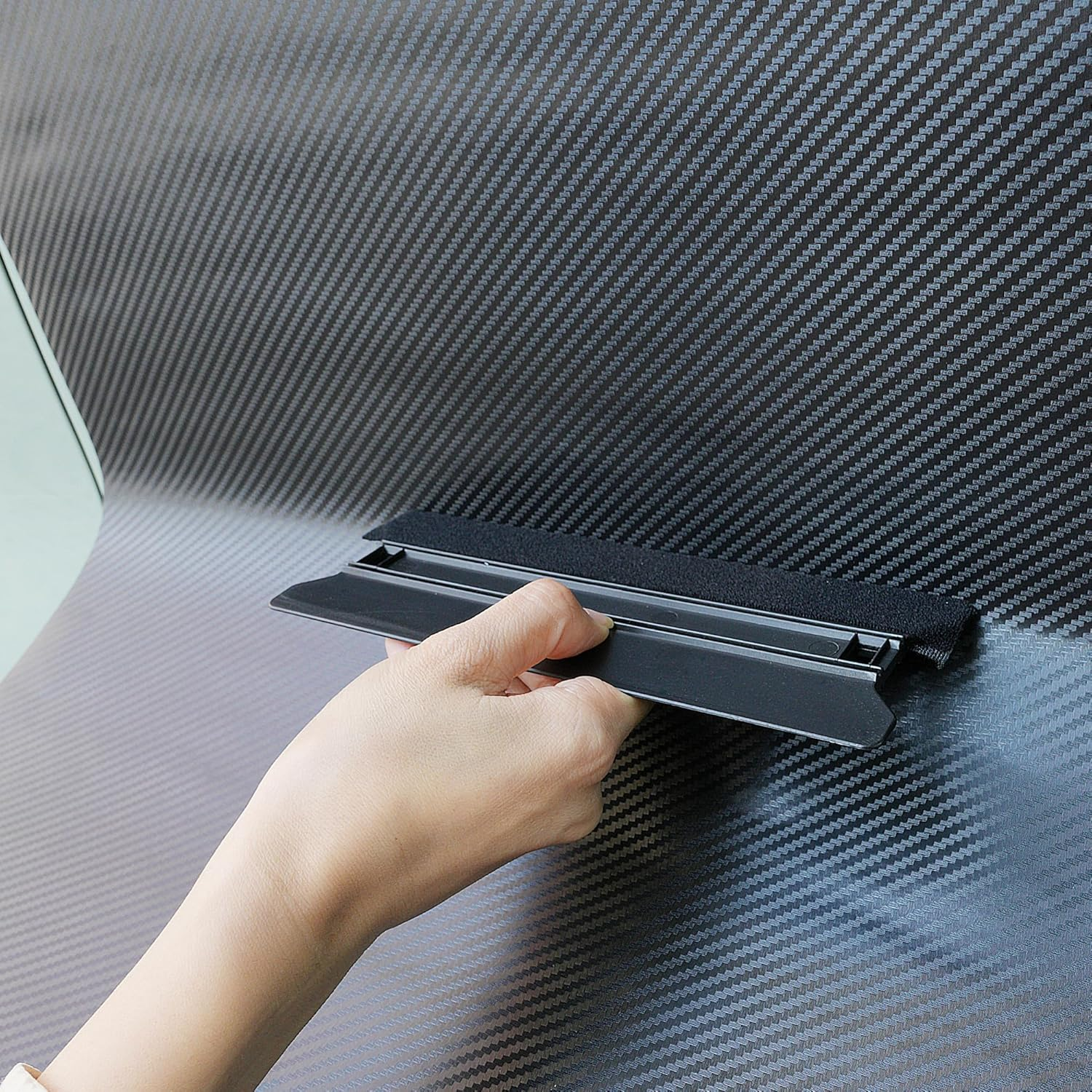 Umaki 8.3Inch Large Vinyl Wrapping Felt Squeegee with 4Inch Vinyl Squeegee Applicator for Fastly Installing Vehicle Tinting Film Graphic or Wallpaper, Finish Smoothing/Cleaning Work, 3Pack image number 4