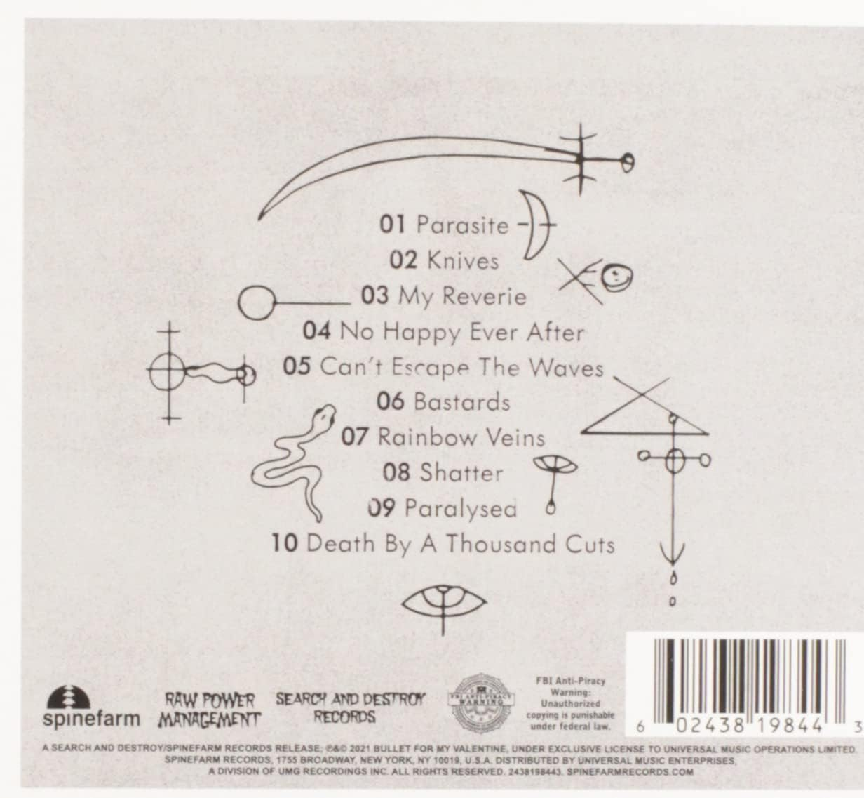 BULLET for MY VALENTINE (CD) image number 4