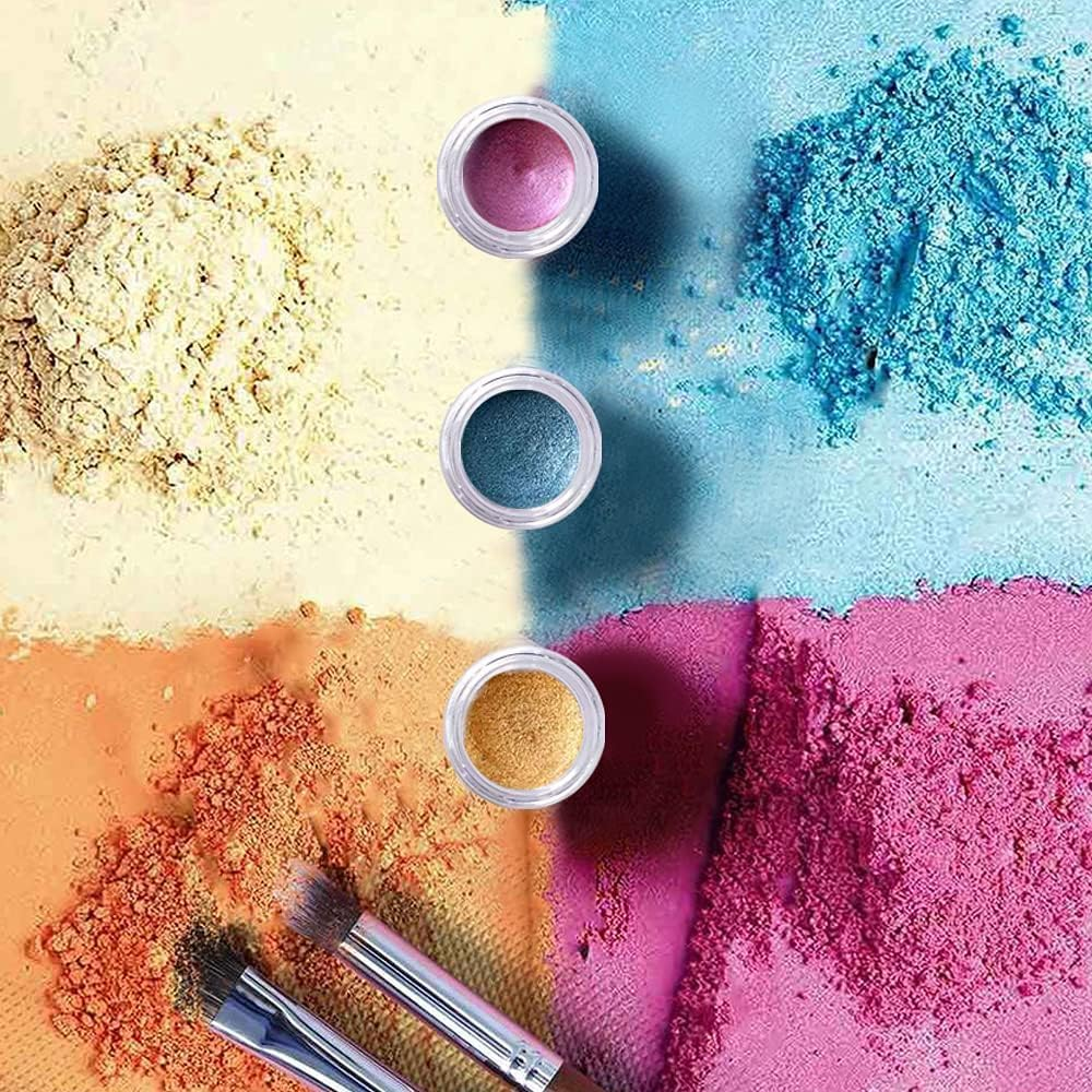 55Pcs 5 Grams Sample Containers with Lids and Labels, Small Little Mini Tiny Containers, Clear Acrylic Plastic Sample Jars for Cosmetic, Creams, Makeup, Nails, 5G/5Ml Round image number 1