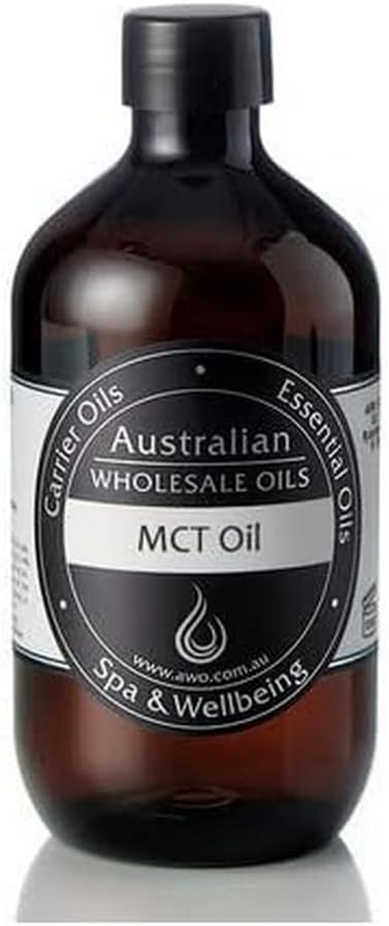 Australian Wholesale Oils (Caprylic/Capric Triglyceride) MCT Essential Oil 500 Ml