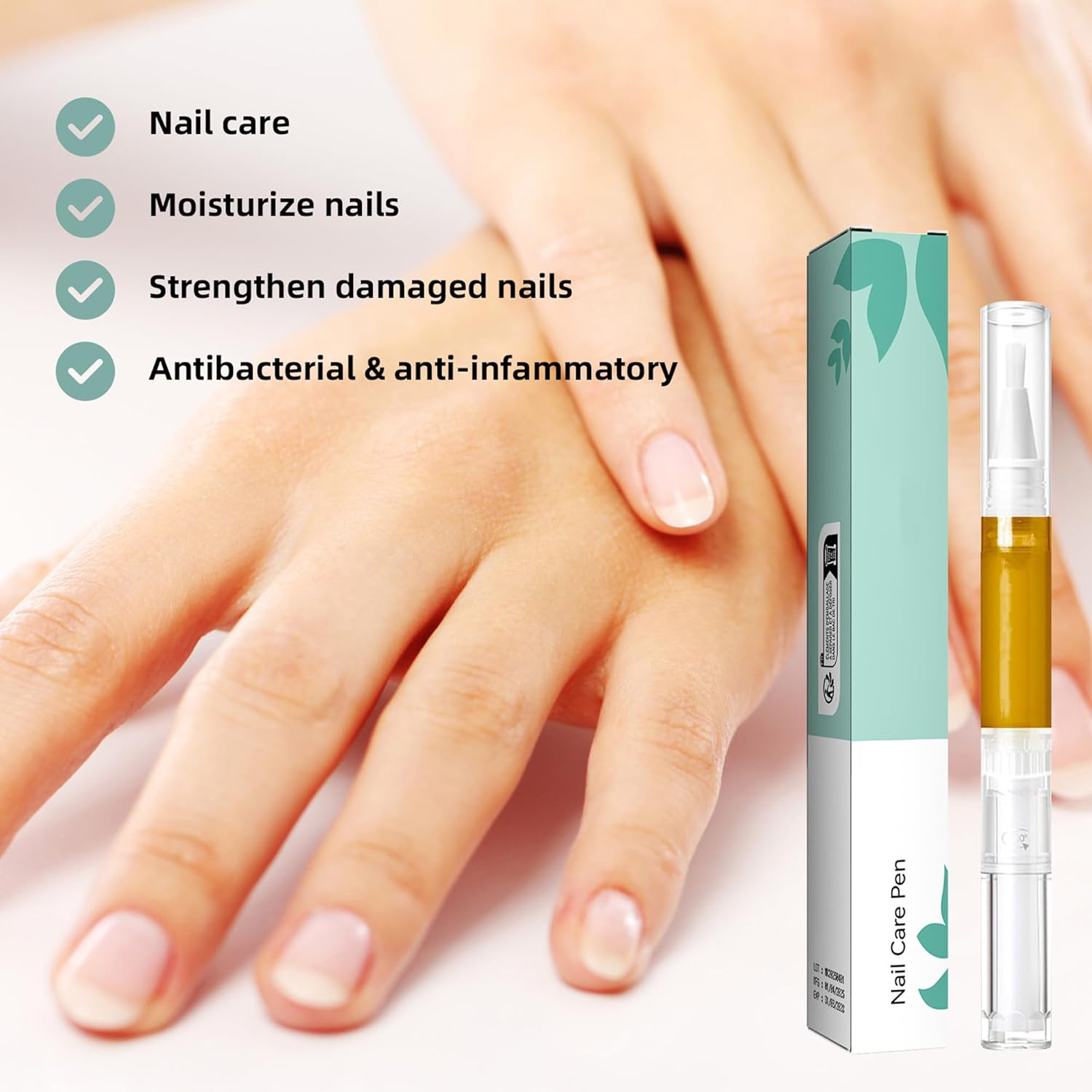 Depehelp 2Pcs Radiant Nail Growth Oil, Nail Strengthener, Cuticle Oil for Nails, Moisturize Strengthen Nail Care Oil, Nail Skin Edge Care image number 6