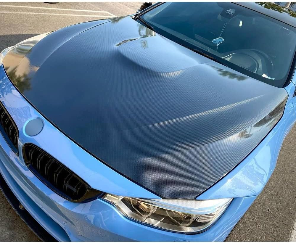 Vinyl 6D Carbon Fiber Car Wrap with Air Release Technology - 1 X 5 FT - Black image number 5