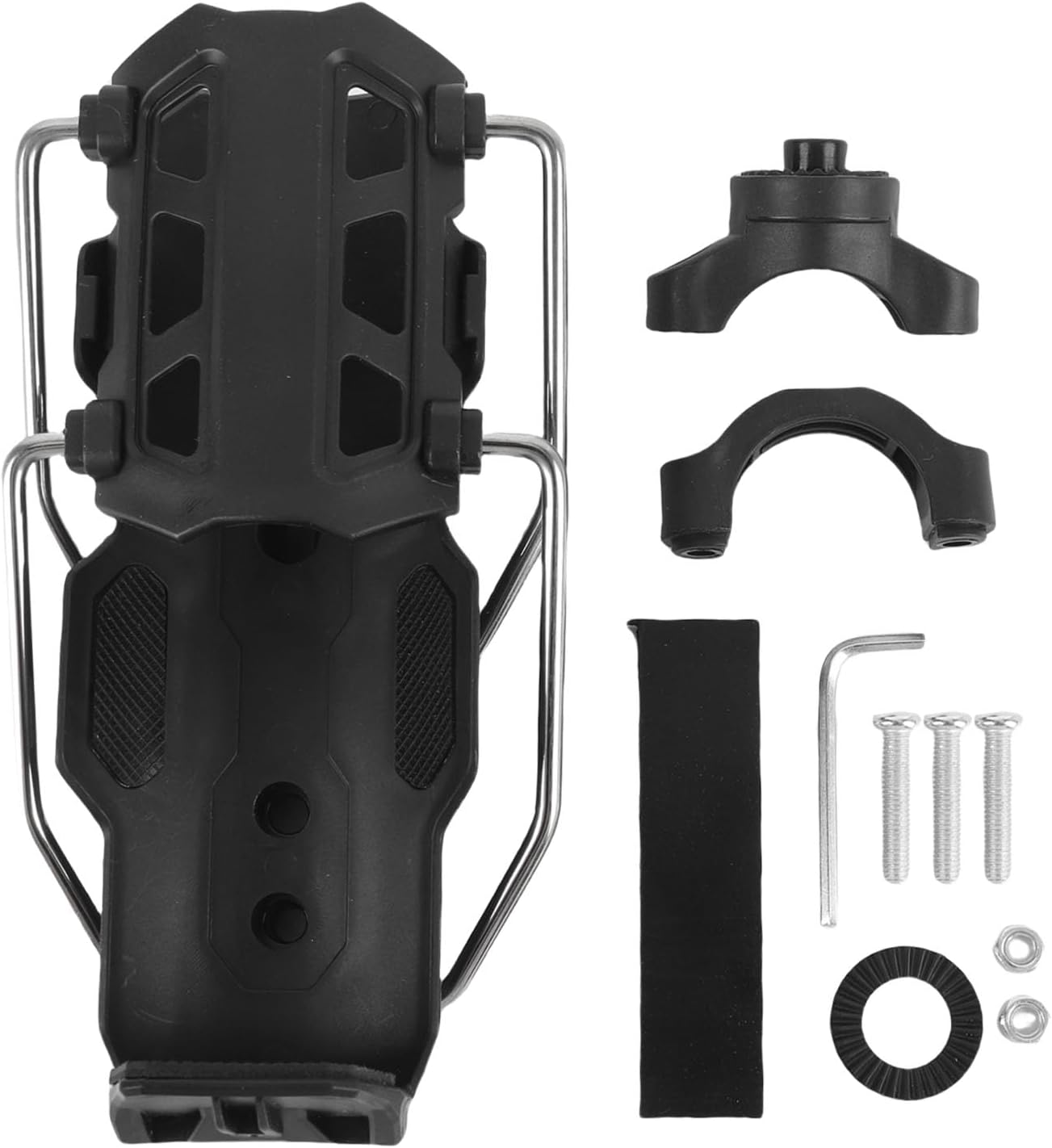 Motorcycle Cup Holder with Handlebar Mount for 32-80Mm Bottles, Engineering Plastic Drink Stand for Easy Access on Rides image number 6