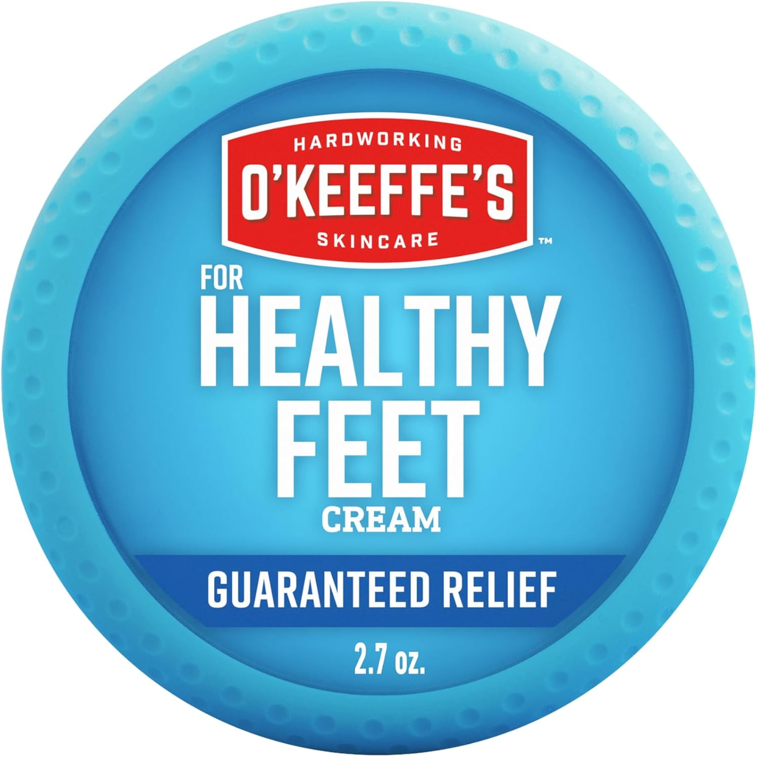 O'Keeffe'S Healthy Feet Cream 76G Jar - Foot Cream Relieves & Repairs Extremely Dry, Cracked Feet. Guaranteed Relief. Tough on Dryness, Gentle on Sensitive Skin. Non-Greasy, Unscented image number 1