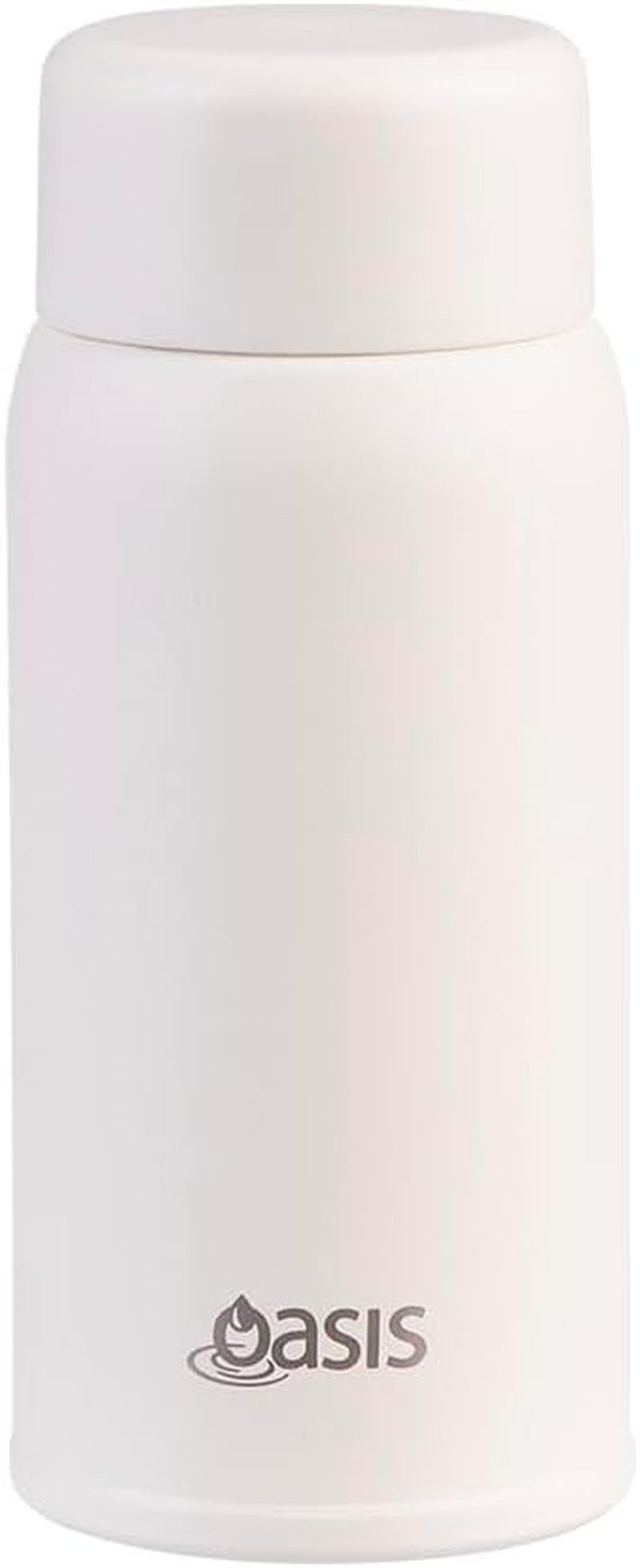 Oasis Stainless Steel Double Wall Insulated 'Mini-Mini' Drink Bottle 150Ml - Linen image number 4