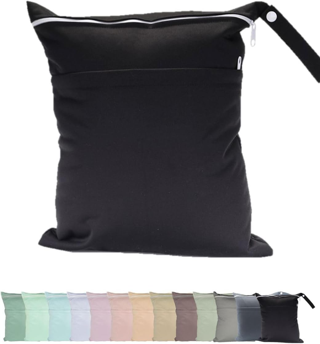 Panos 2 Pocket Waterproof Diaper Pouch, Change of Clothes, Wet Bag