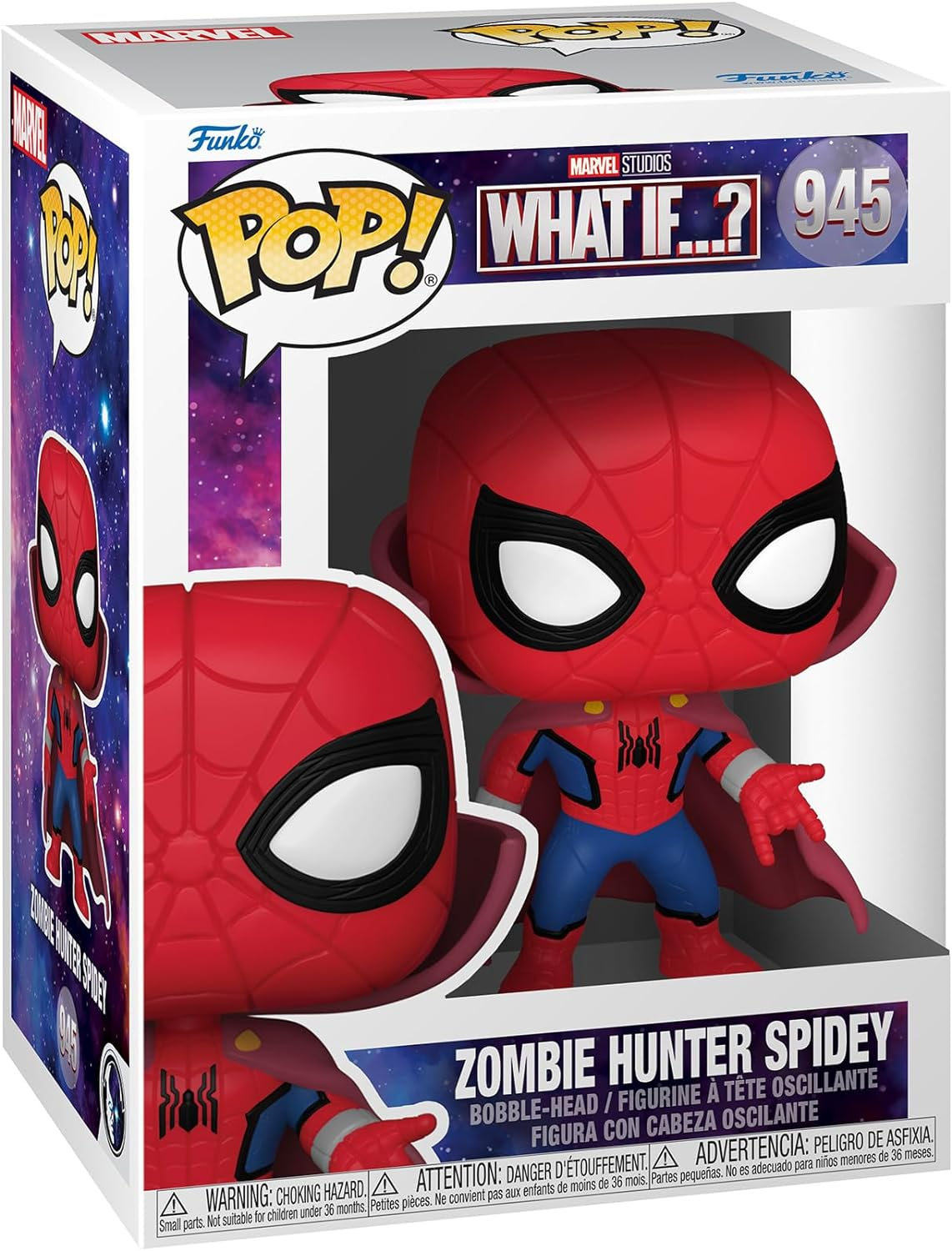 FUNKO POP! MARVEL: What If - Zombie Hunter Spidey image number 3