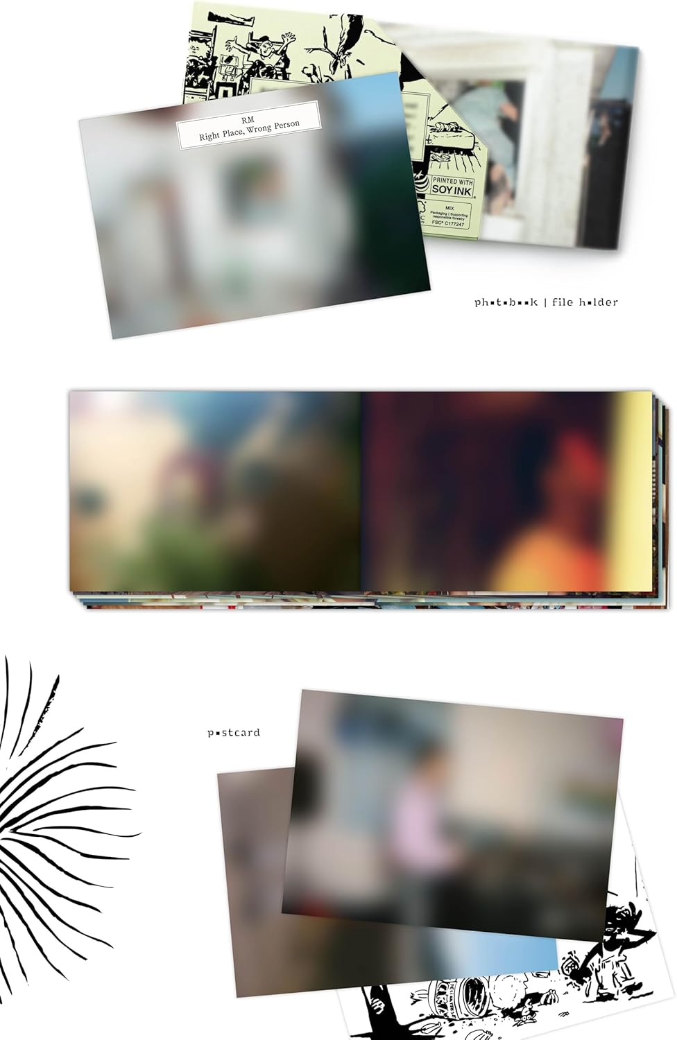 BTS RM Right Place, Wrong Person 2Nd Solo Album with Tracking Sealed Bangtan (Weverse Albums Version) image number 1