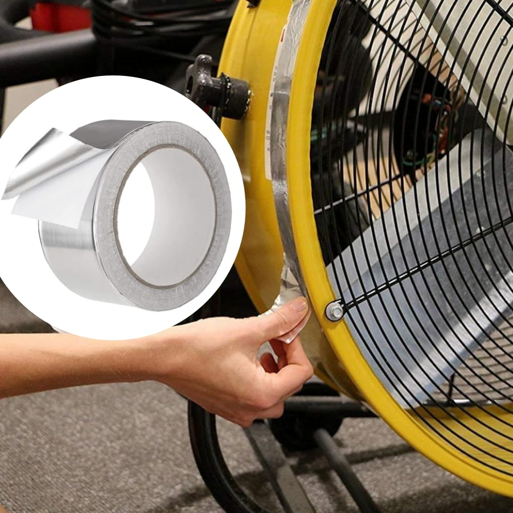 Premium Aluminum Foil Tape for Sealing Dryer Vent, Sealing & Patching Hot & Cold Air Ducts,Hvac, Pipe, Air Ducts（2 Roll） image number 3