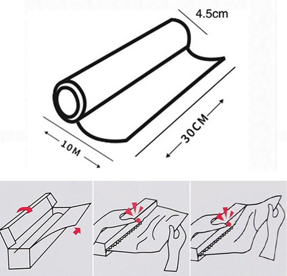 VANTIYAUS Baking Paper (33Feet/Roll) Two-Sided Non Stick Parchment Baking Silicon Paper for Kitchen/Cookies/Bread/Cakes image number 2