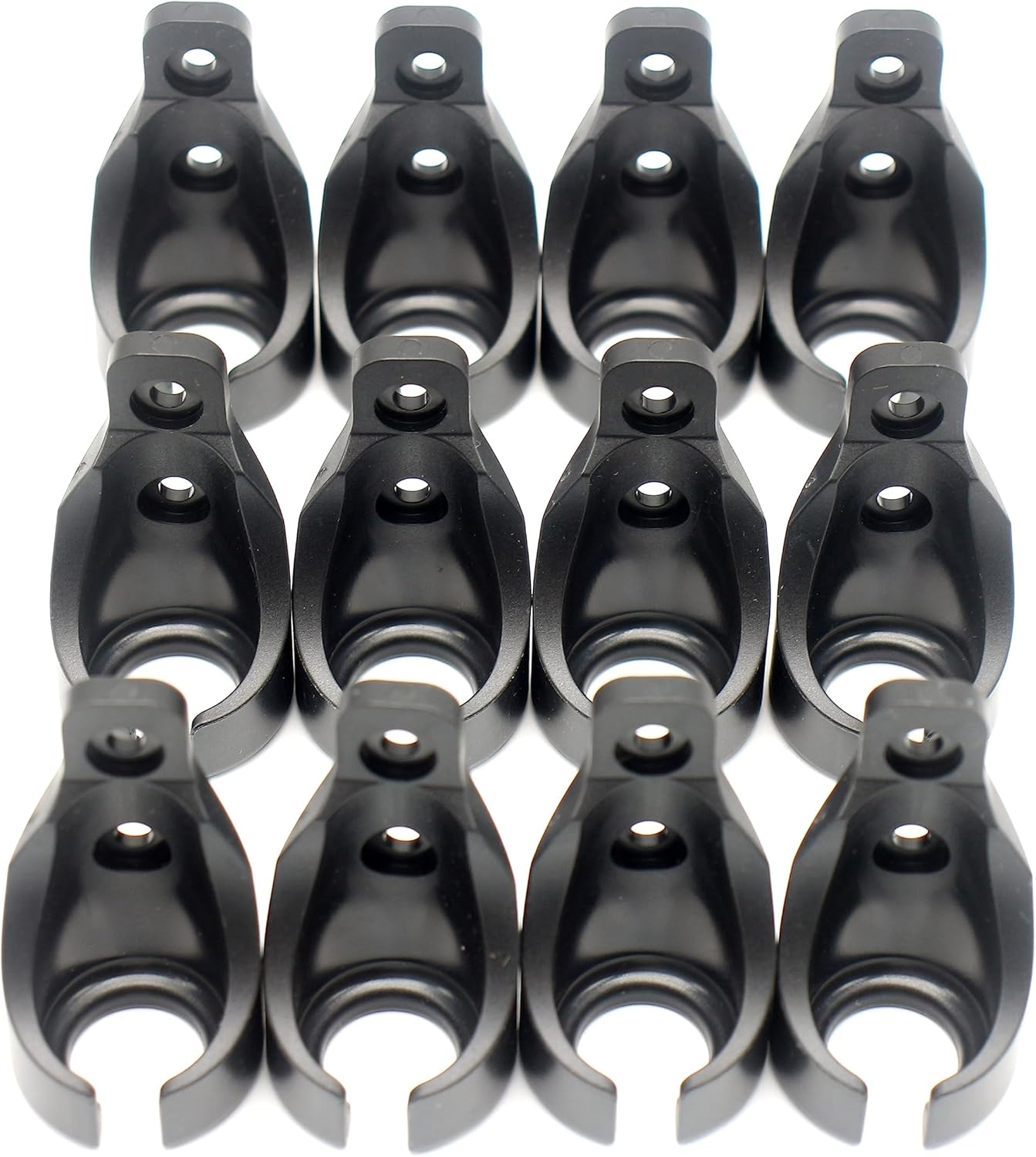 Bungee Kit for Roller Shade Parts Replacement Sun Shades Blackout Roller up Blinds Tie down (Black, 12 Circle Receiver) image number 3