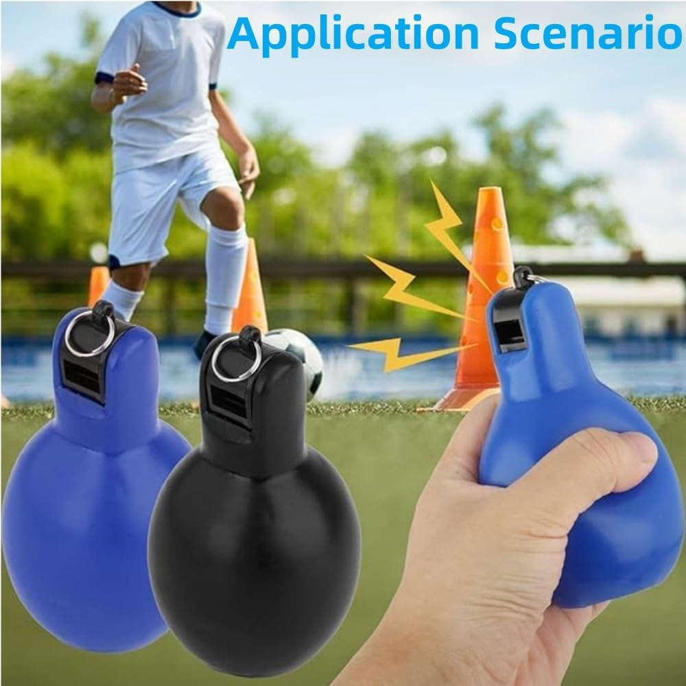 Jindizi 2Pcs Portable Hand Squeeze Whistles Coaches Whistle Manual Sports Trainer Whistles, Squeeze Whistle,Hand Squeeze Whistles Coaches Whistle Loud Manual Sports Trainer Whistle for Training image number 1