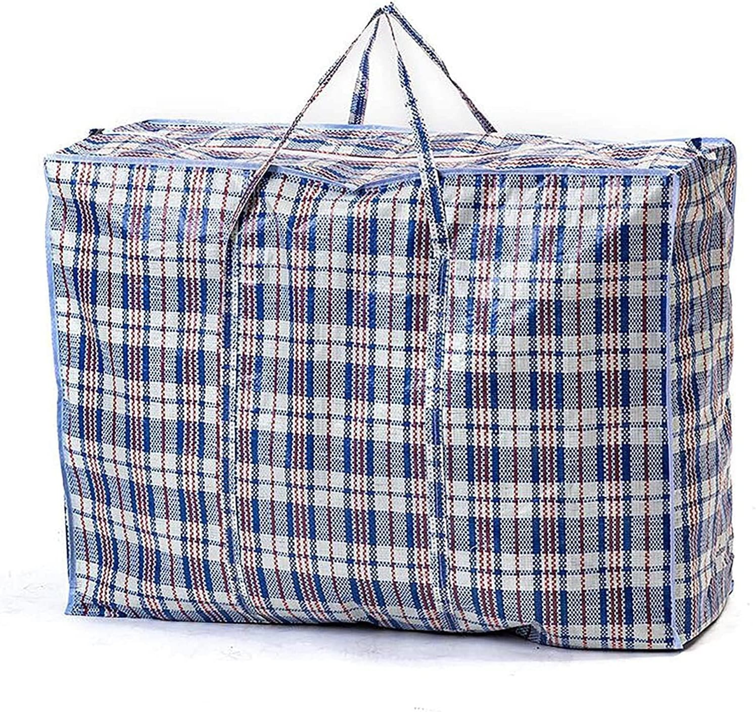 3 Pack EXTRA LARGE Strong and Durable Laundry Bags | 80Cm X 60Cm | Ideal for Laundry/Moving House/Shopping/Storage | Reusable Store Zip Bag image number 4