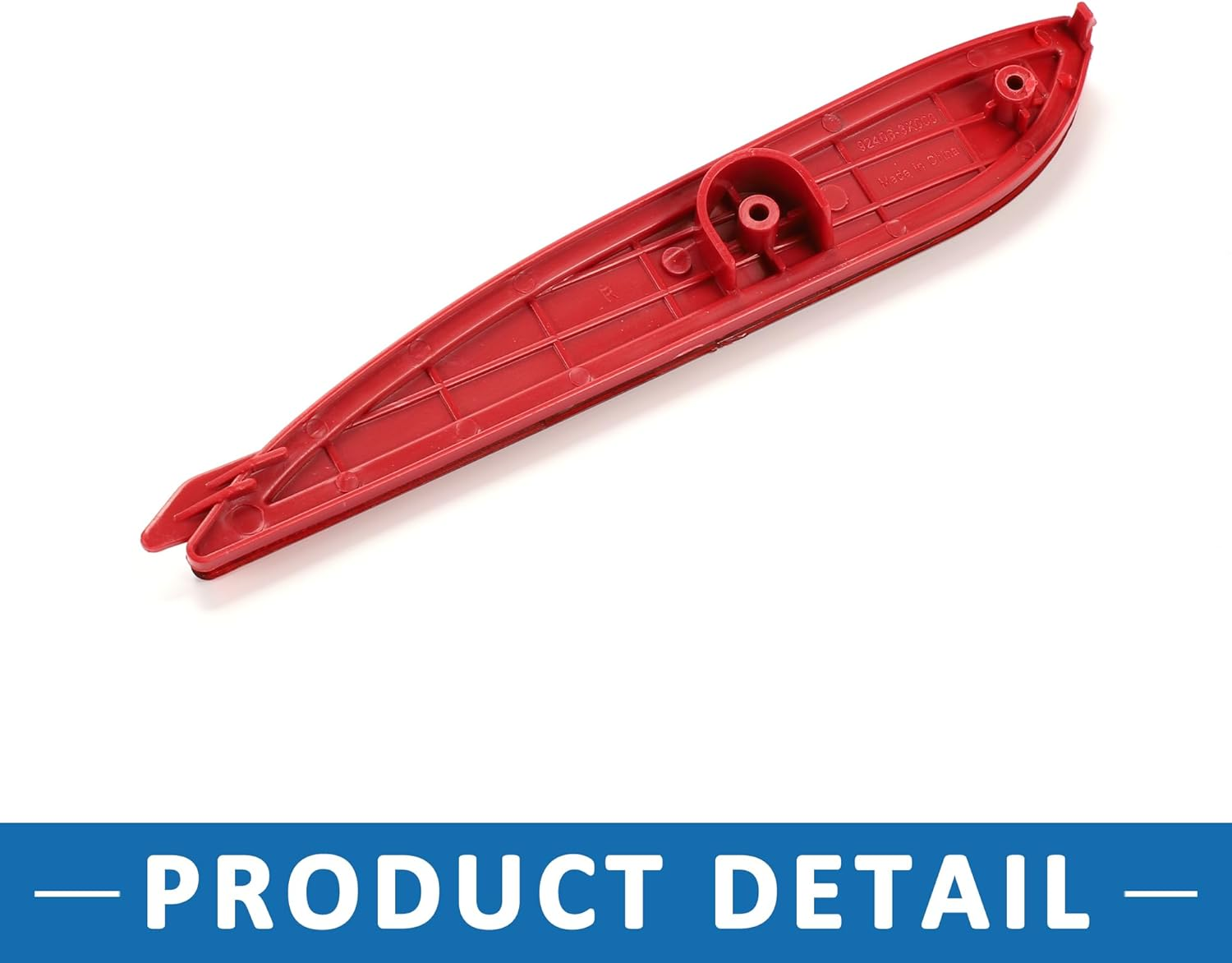 X AUTOHAUX Rear Right Side Bumper Reflector No.924063X000 Bumper Reflector Side Marker for Hyundai Elantra 2011-2013 Red image number 2