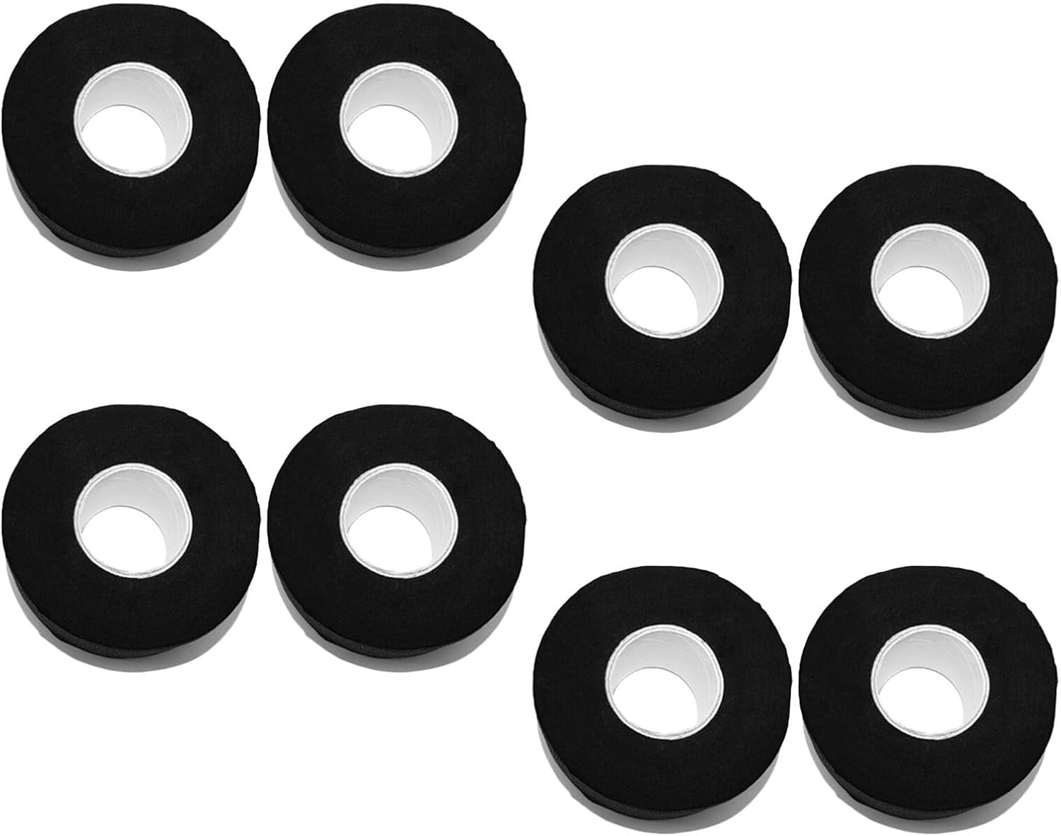 HAPINARY 8Pcs Black Disposable Barber Neck Strips Neck Tape for Hair Cutting Hairdresser Neckband Paper Wraps Salon Haircut Protection Spa Use image number 2