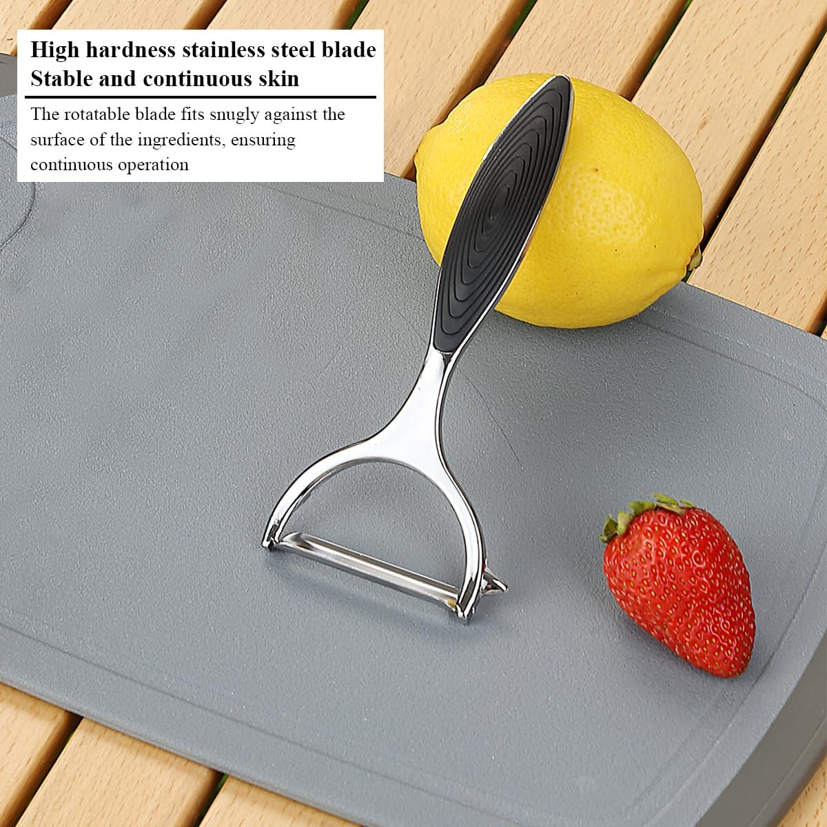 Berglander Peeler, Stainless Steel Potato Peeler, Sharp and Heavy Duty Apple Peeler, Vegetable Y Peeler image number 6