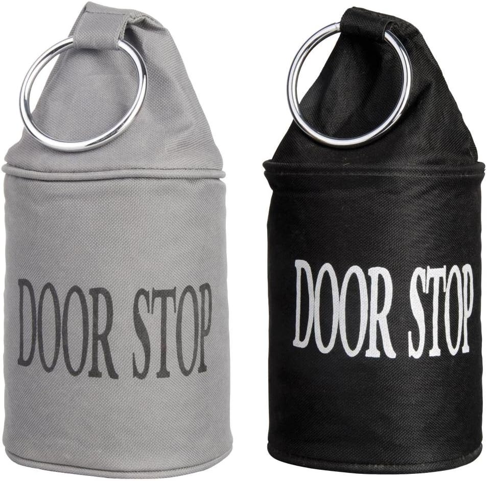 Esschert Design LH146 Door Stop with Ring, Assorted Colours, 1 Piece, Black image number 1