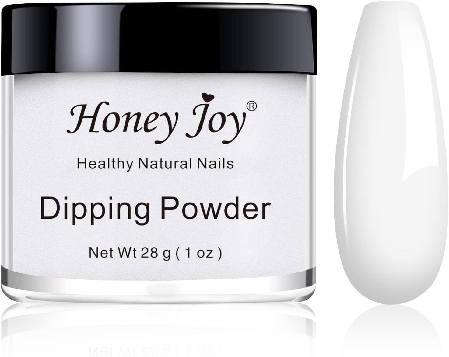 28G/Box Dipping Powder French Manicure Pink and White Clear Transparent Starter Kit Dip Powder Nails No Cure,0.98Oz per Box, Hj-Nd064B-Natural White - Clear Pink image number 3