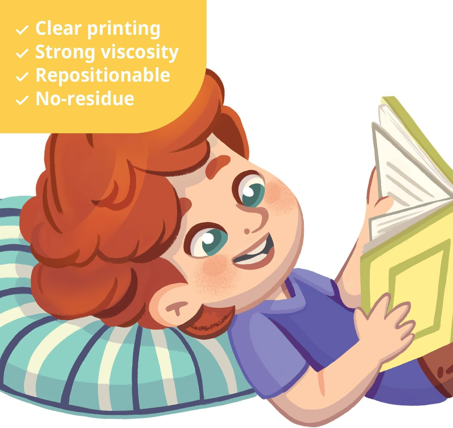 DECOWALL SG2-2404 Kids Reading Corner Wall Stickers Decals Reading Room ABC D&eacute;cor Classroom Playroom Library Nursery Peel and Stick Removable Baby Boys Girls Decorations School Inspirational