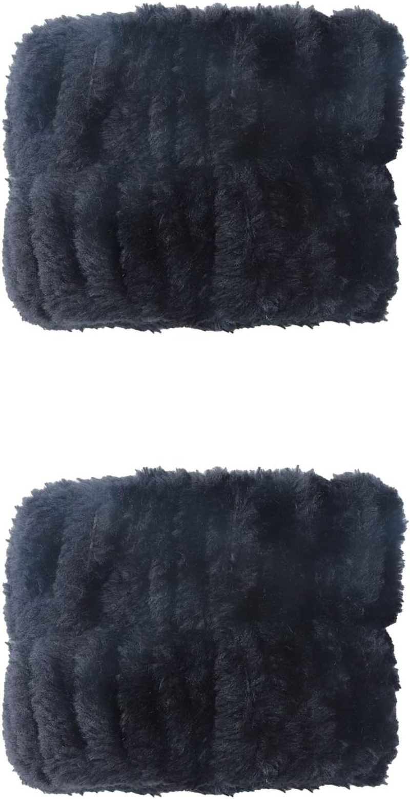 Sowaka 2 Pcs Wrist Spa Washband Microfiber Soft Tower Wrist Scrunchies Sweatbands for Women Girls Washing Face Make up Absorbent Prevent Liquid from Spilling down Your Arms