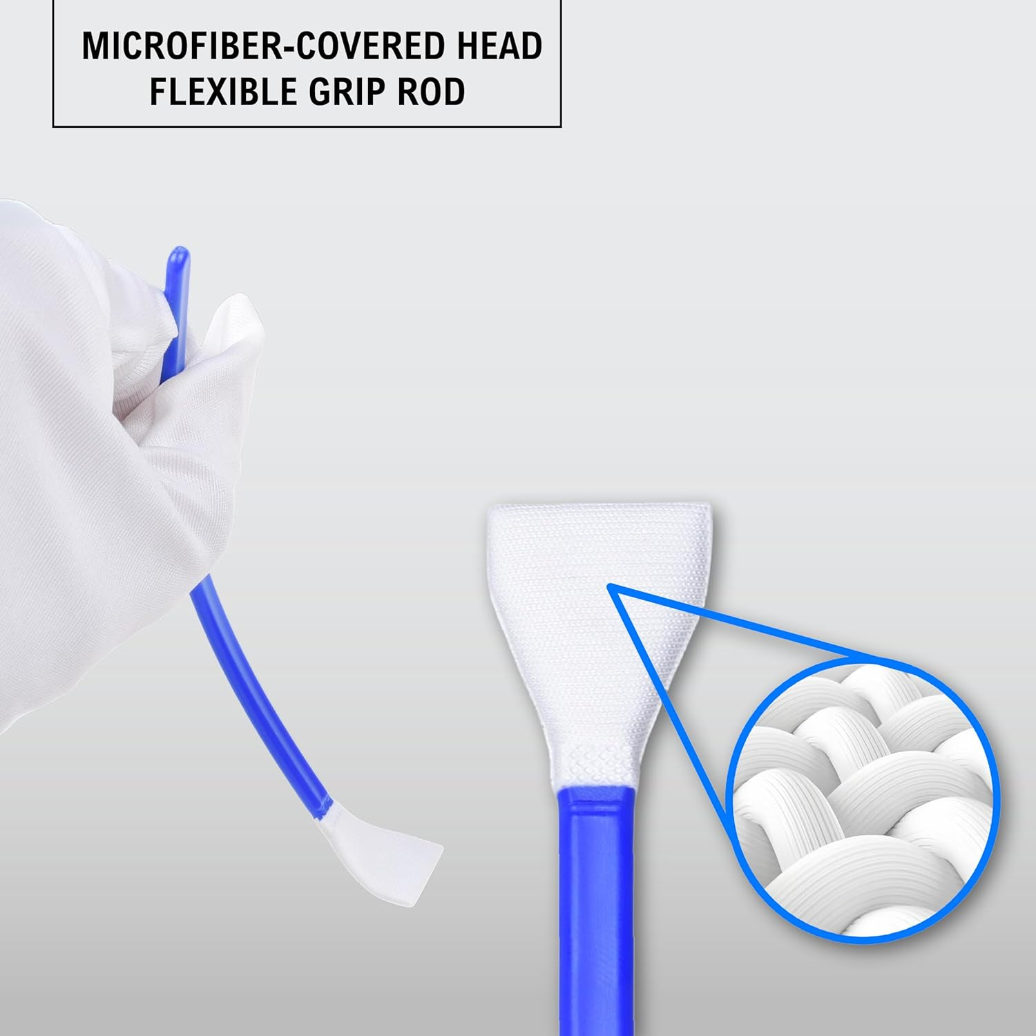 Camkix APS-C Sensor Cleaning Kit Digital Camera Lens Cleaner Kit Compatible with DSLR and Mirrorless Cameras - 10X of 16Mm Dry Cleaning Swabs and 1 Bottle of Sensor Optical Lens Cleaner image number 4