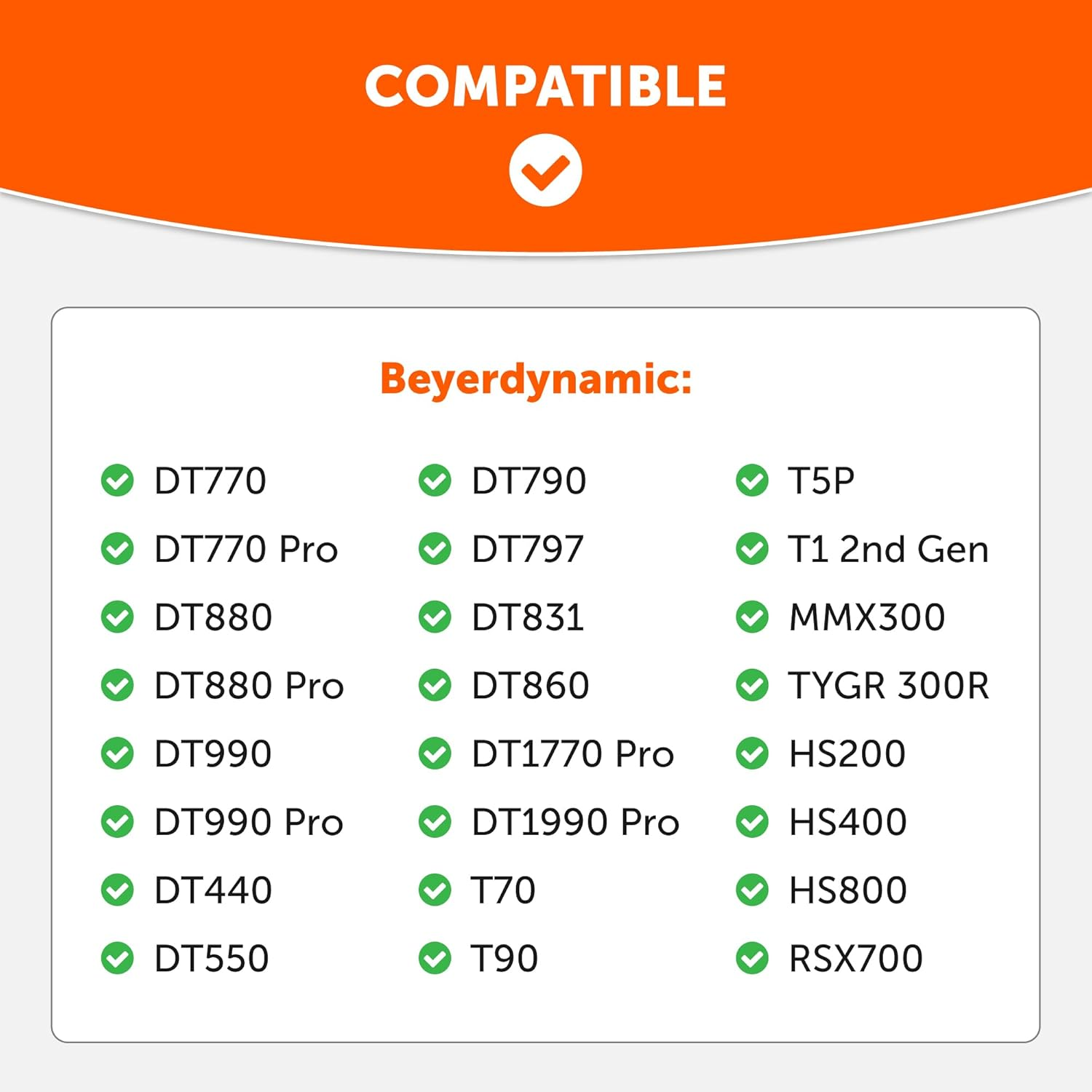 WC Freeze DT770 - Cooling Gel Ear Pads for Beyerdynamic DT770, DT990, DT880, MMX300, DT1770, DT1990 Headphones | Sport Fabric Exterior, Noise Isolation, Enhanced Foam, Cooler for Longer | Black image number 4