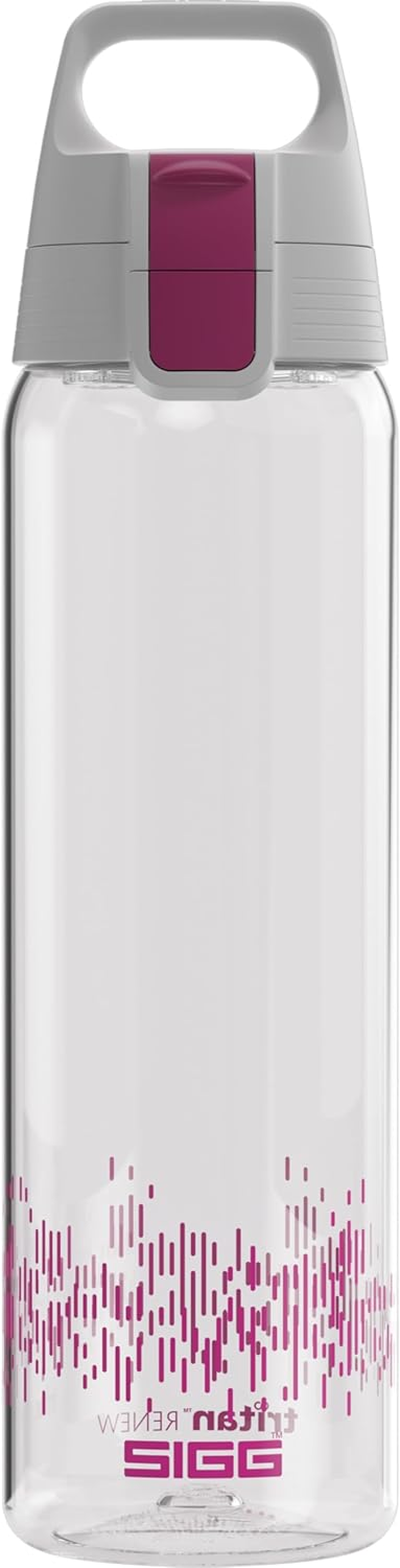 SIGG - Tritan Water Bottle - Total Clear ONE Myplanet Aqua - Suitable for Carbonated Beverages - Dishwasher Safe - Leakproof - Lightweight - Scratch Resistant - BPA Free - 25 Oz
