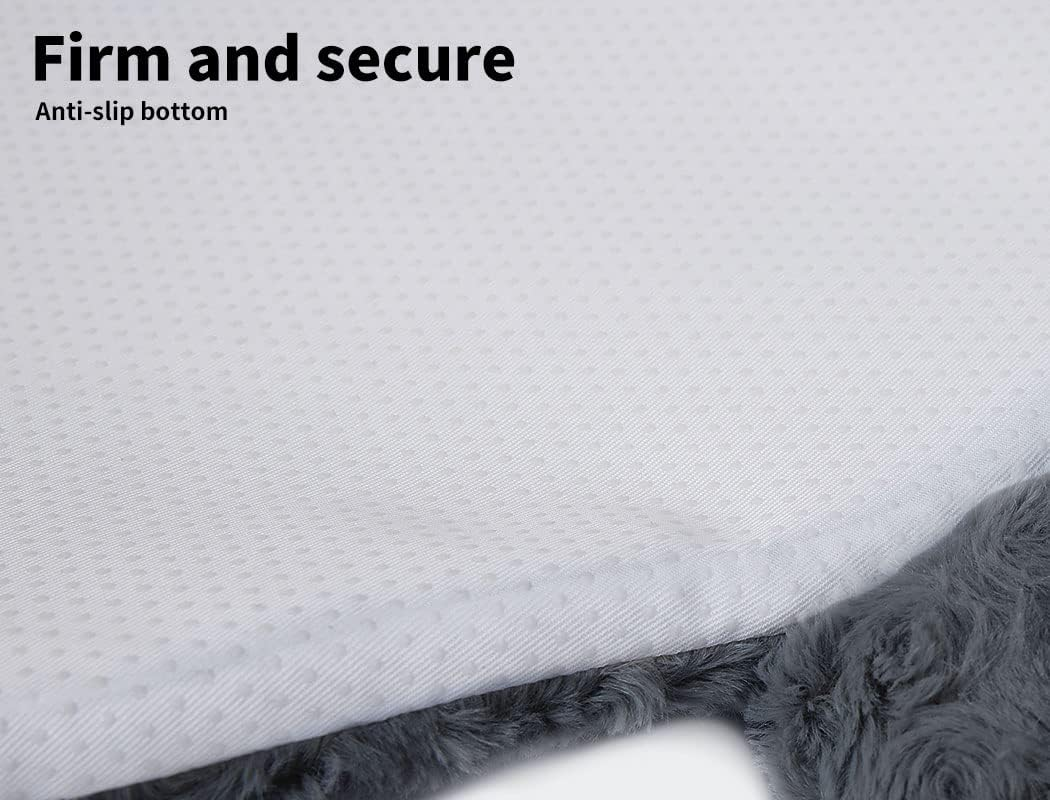 Pawz Calming Squeaky Cushion Mat for Dog, Large, Charcoal image number 4