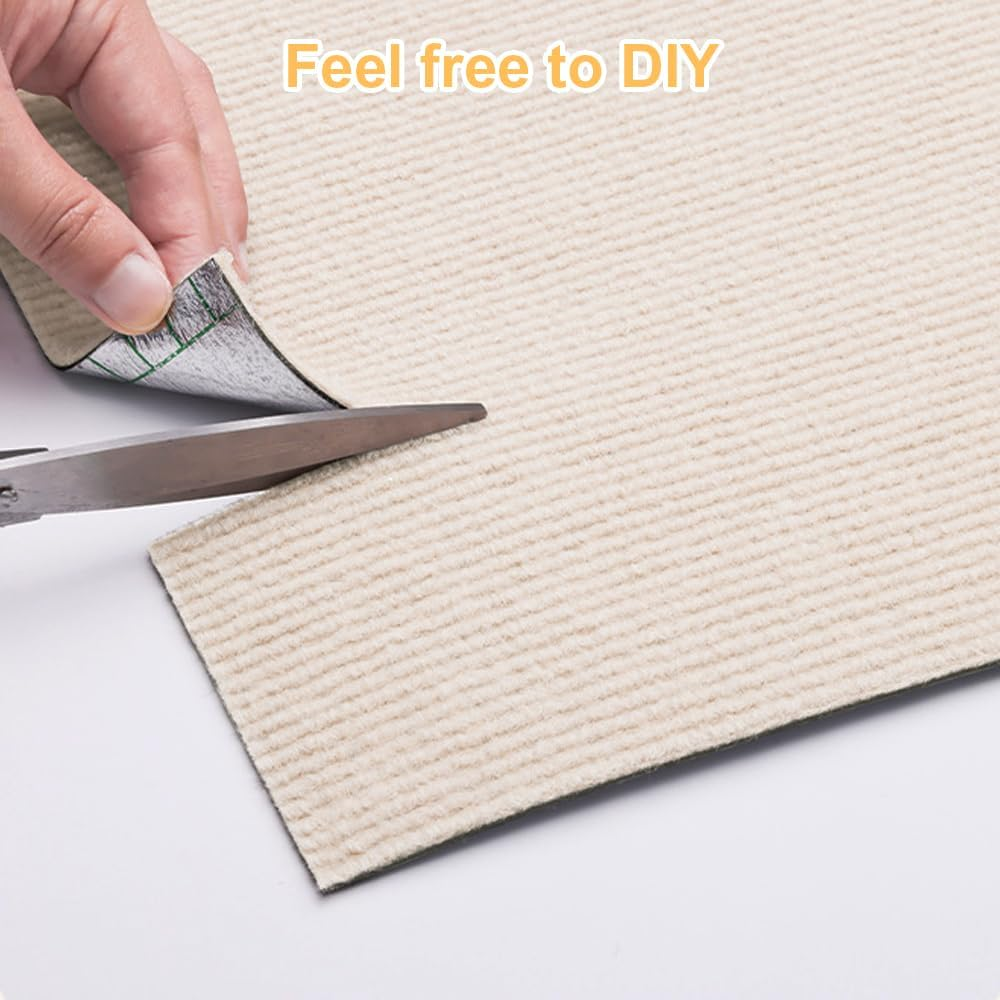 Cat Scratching Boards, Self-Adhesive, 200 X 40 Cm, Cat Scratching Mat, DIY Climbing Cat Scratcher, Scratching Pads for Cats, DIY Cat Scratching Boards, Cat Wall Rug, Scratch-Resistant Sofa Scratching image number 1