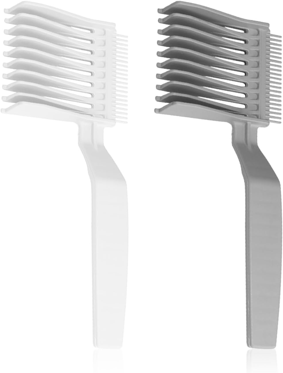 Pack of 2 Men'S Hair Cutting Comb, Flat Headed Long Handled Hair Cutting Comb, Practical Hair Cutting Aid Tool, Suitable for Hair Cutting, Sideburns Repair image number 4