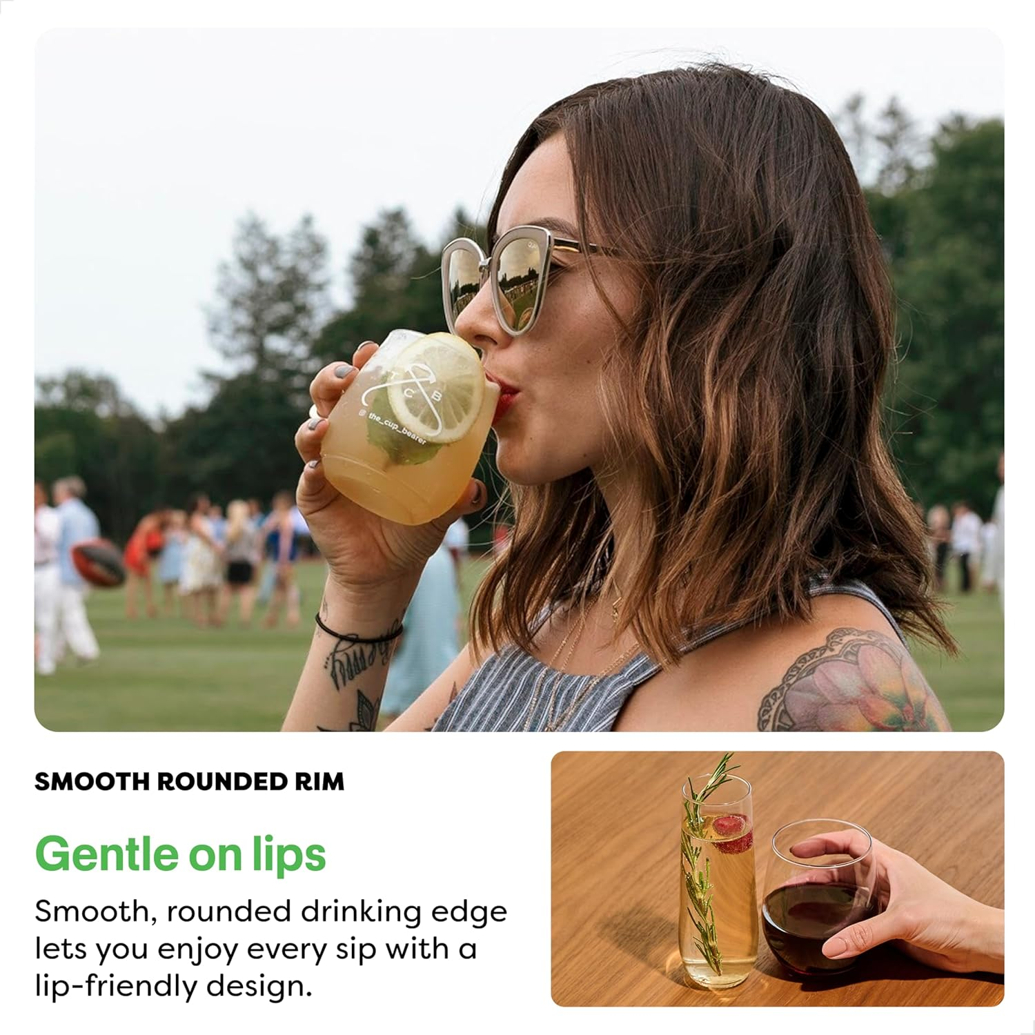 TOSSWARE POP 6Oz Flute Jr Set of 12, Premium Quality, Recyclable, Unbreakable & Crystal Clear Plastic Champagne Glasses, 12 Count (Pack of 1) image number 1