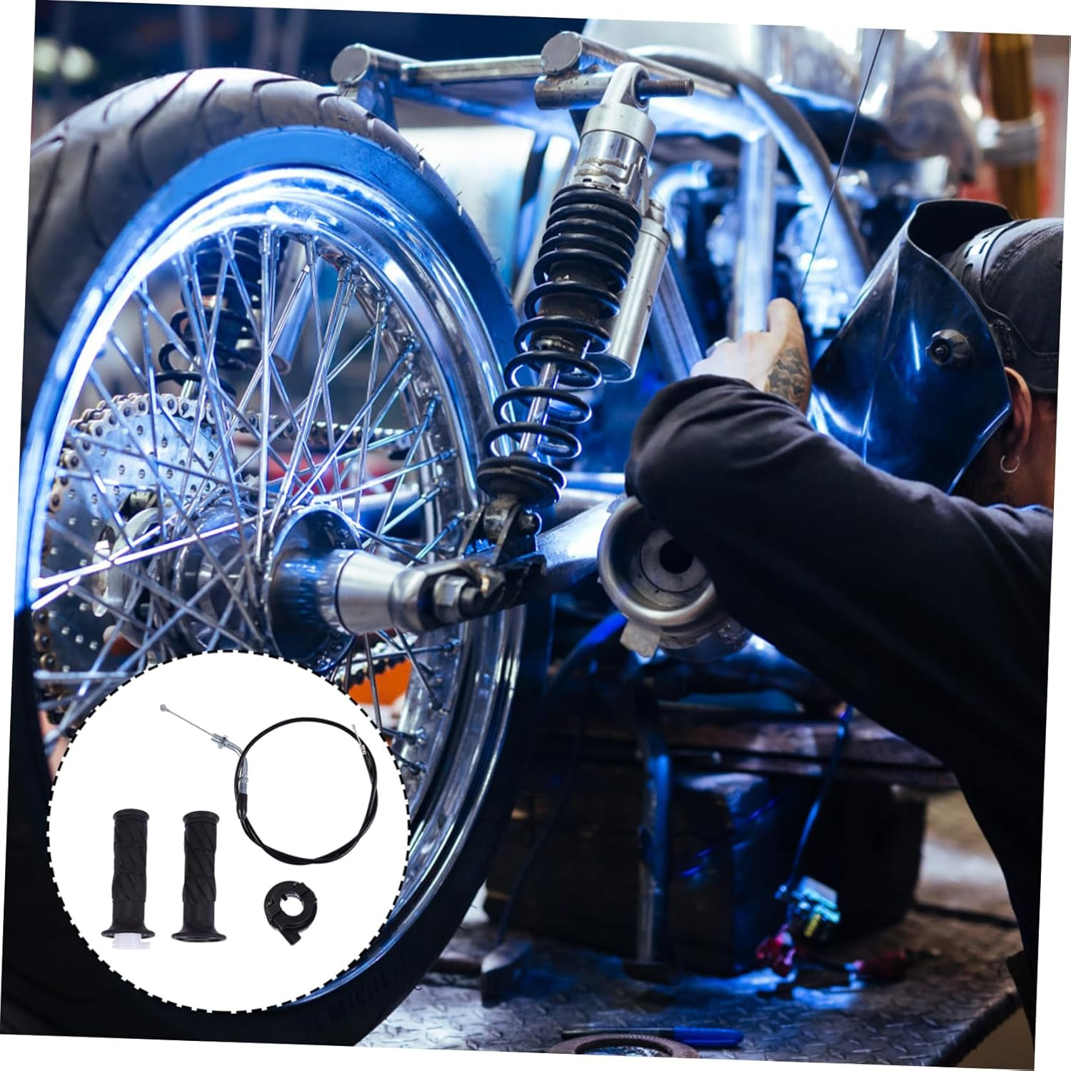 CHILDWEET Throttle Handlebar for Motorbike Easy Installation and High Adaptability image number 2