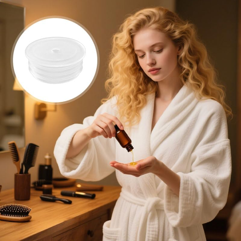 25 Pcs Bottle Adapter, Reusable Replacement Glass Plug Bottles for Salt Pot Oral Dispensers Flower Pots Liquid image number 3