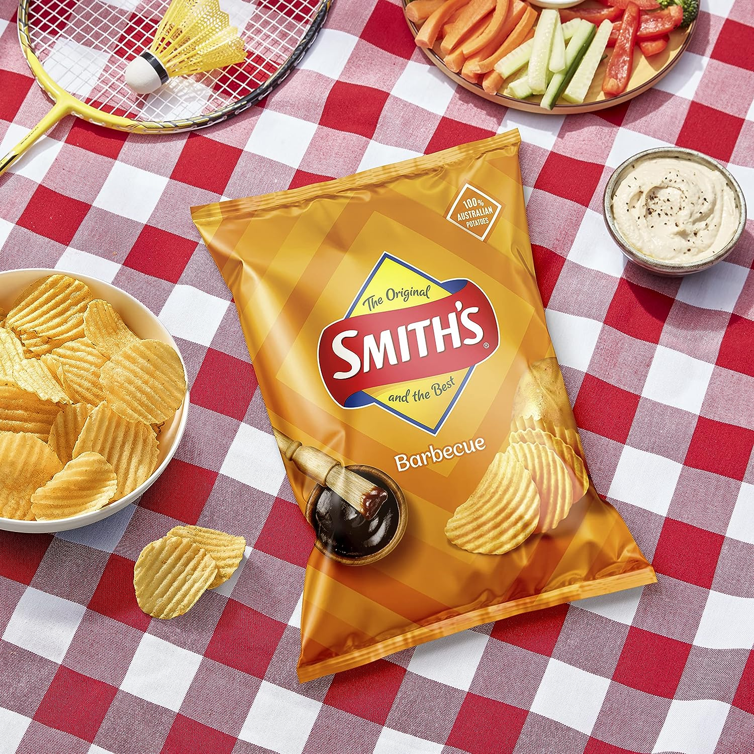 The Smith'S BBQ Crinkle Cut Potato Chips 170 G