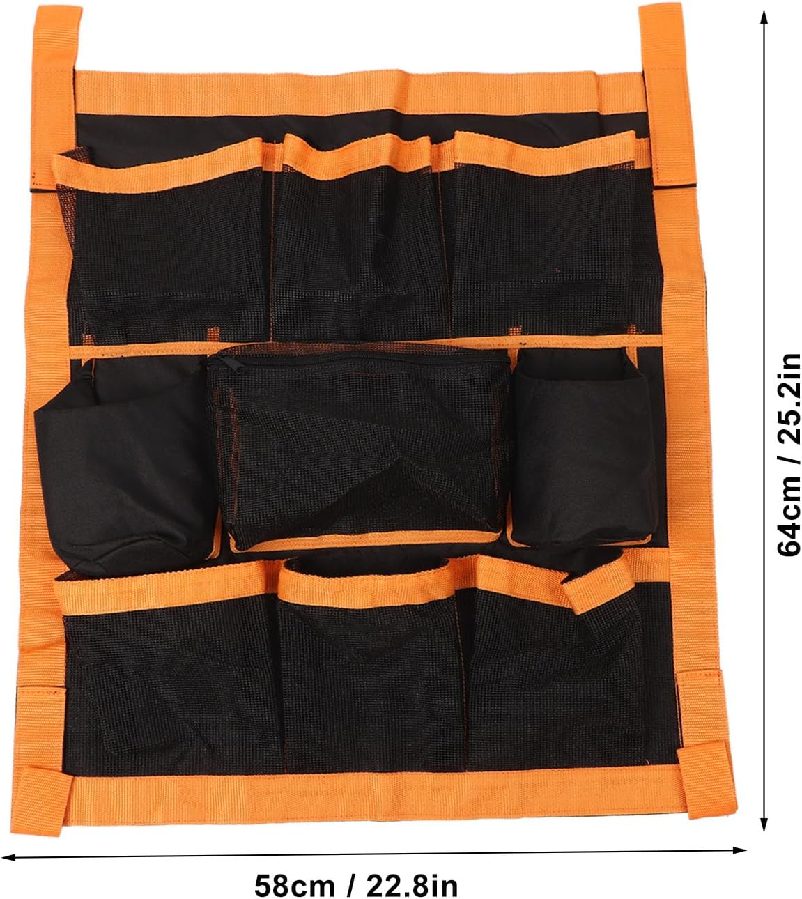 Hanging Tool Bag, Large Capacity Lightweight Portable Horse Stable Tool Pouch, Horse Trailer Hanging Grooming Organizers Bag Horse Trailer Pouch for Equestrian Supplies image number 2