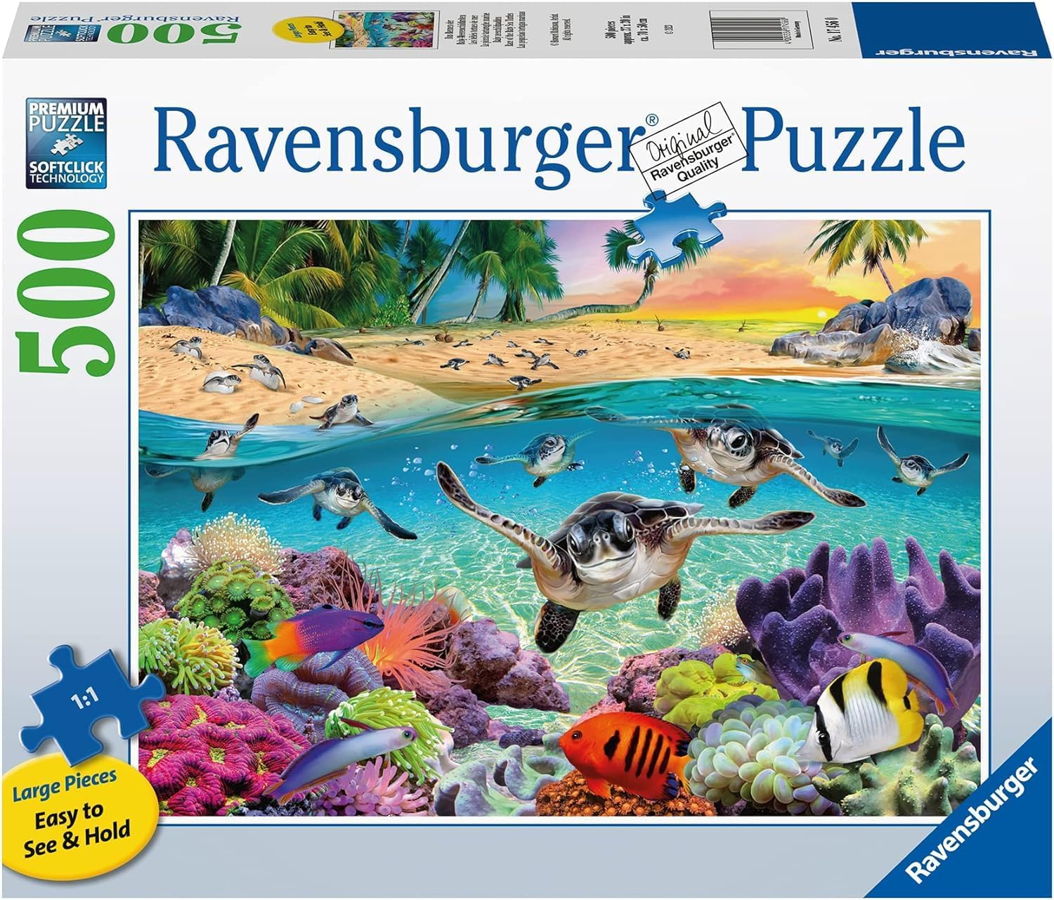 Ravensburger - Race of the Baby Sea Turtles Lf500P