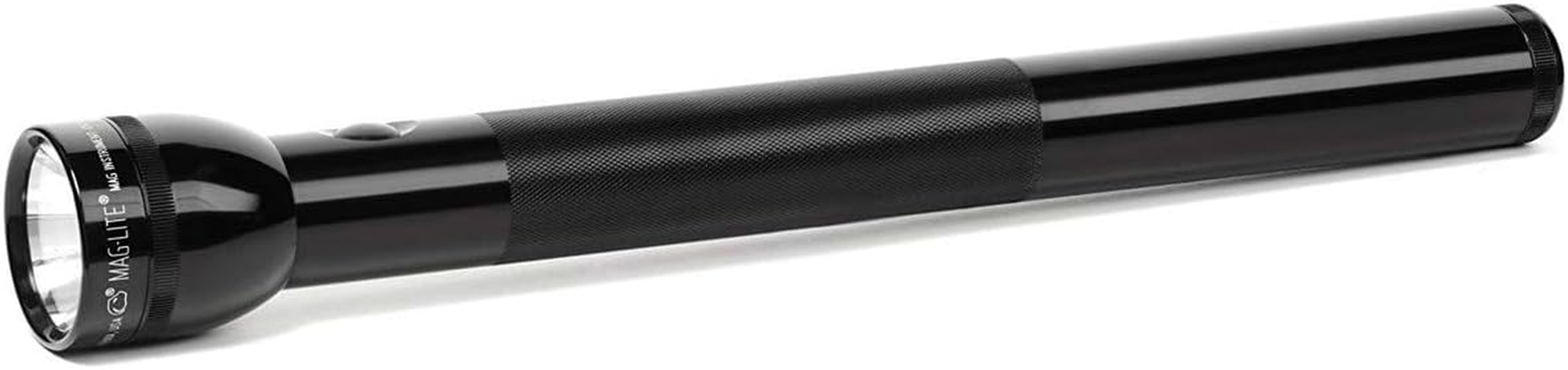 Maglite S4D016 Heavy-Duty Incandescent 4-Cell D Flashlight, Black