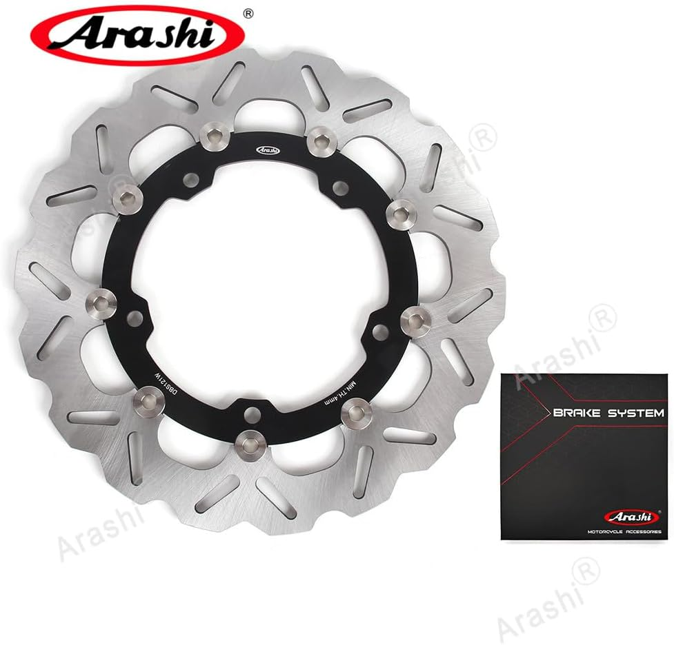 Arashi Front Rear Brake Discs Rotors for Kawasaki Ninja 400 EX400 2018-2024 ABS Include, Z400 2018-2024, Motorcycle Replacement Accessories Parts image number 4