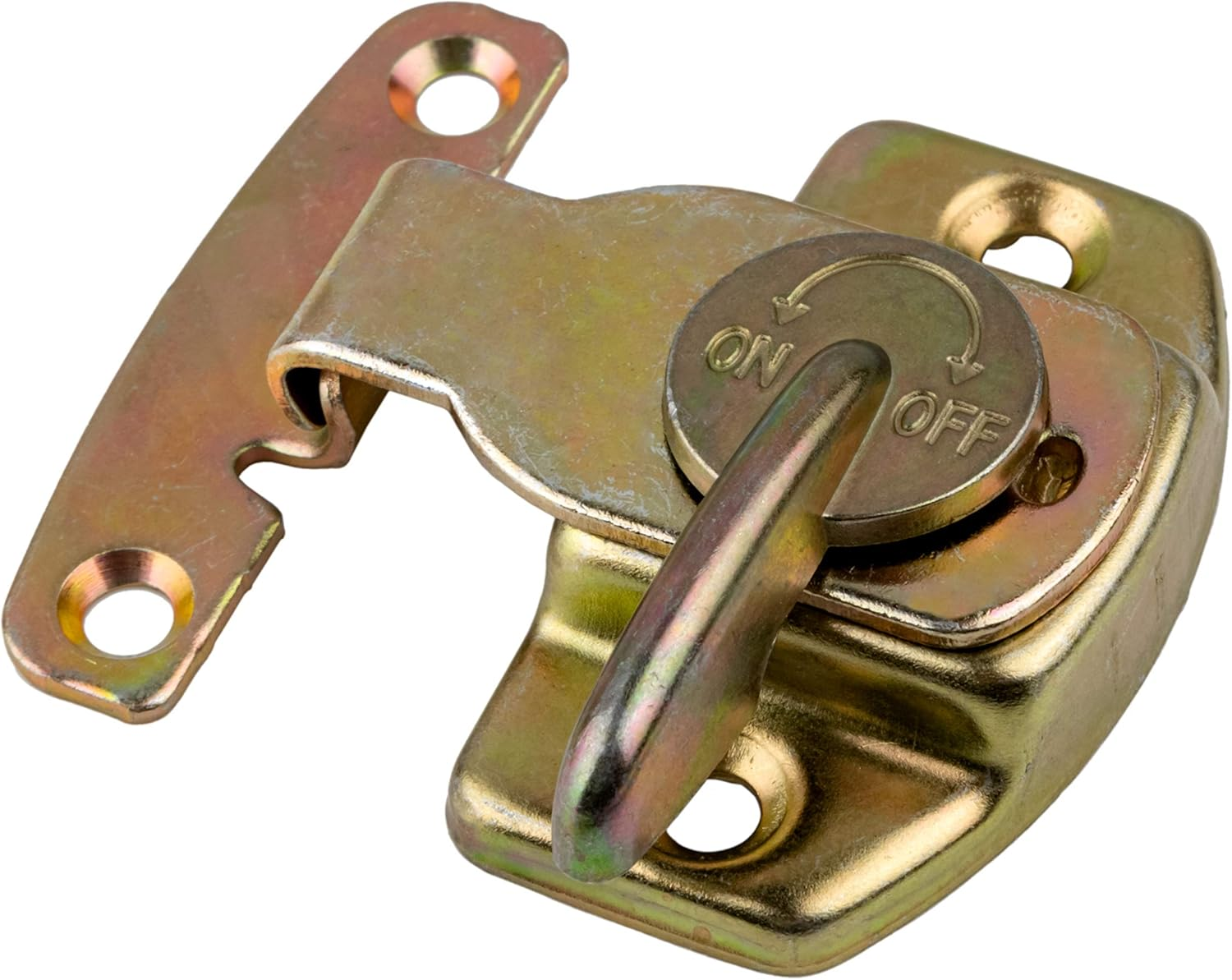 Steel Brass Plated Table Buckles Connector Cam-Type Table Leaf Lock | Dining & Cabinet Table Lock, Hardware Accessories for Vintage & Modern Furniture | TL-8