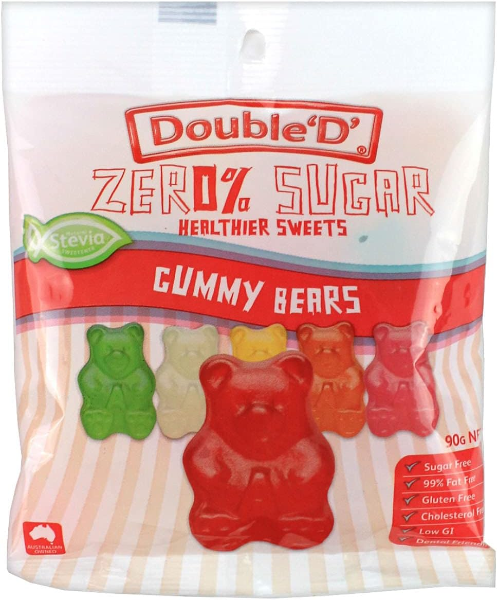 Double D Sugar Free Gummy Bears 90 G image number 1