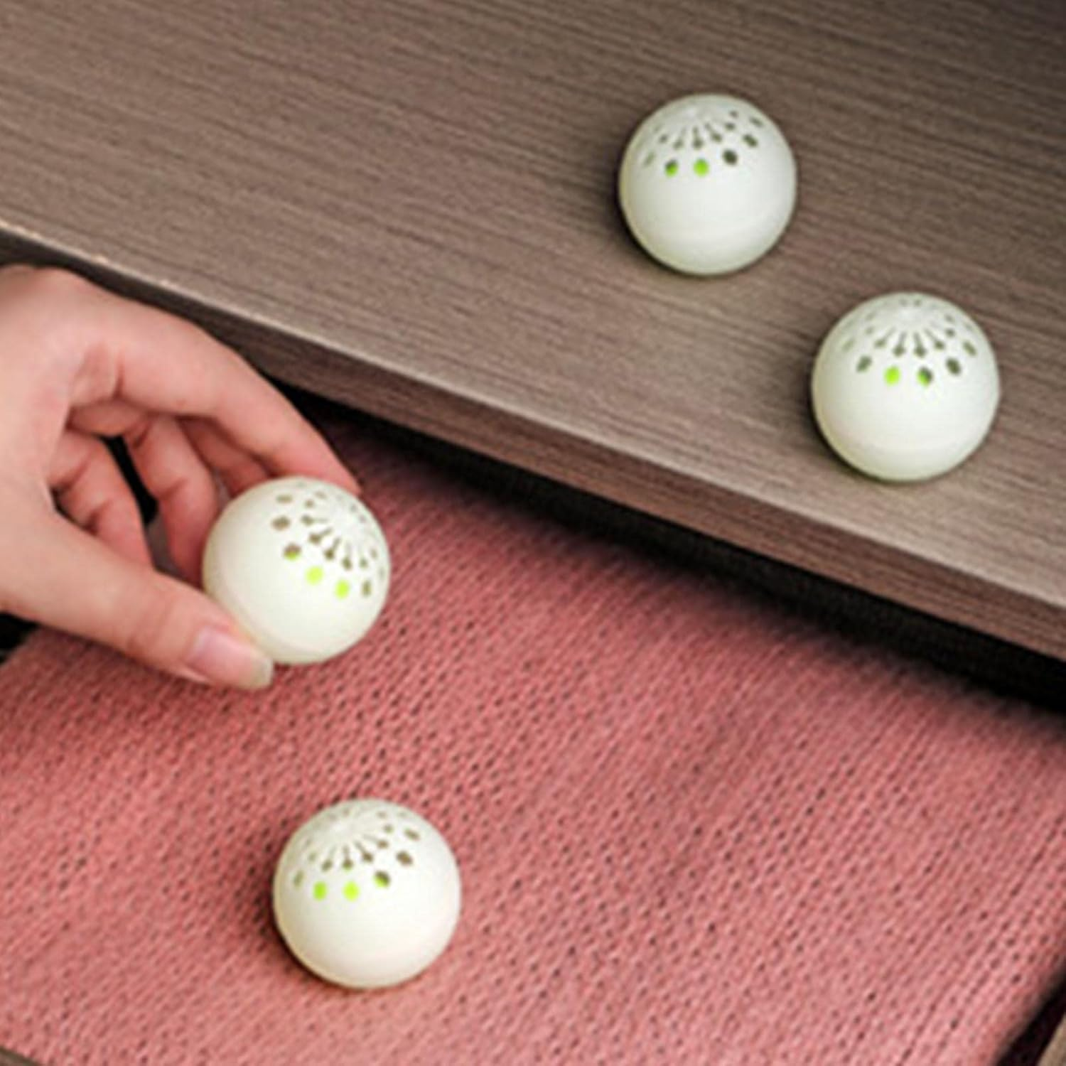 Deodorizer Balls - Shoe Fresheners - Shoe Deodorizer Balls 30 Pack - Air Freshener Sneaker Shoe Deodorizer Balls - Shoe Odour Eliminators for Shoes,Gym Bag,Drawers, for Men - Green Tea Scent