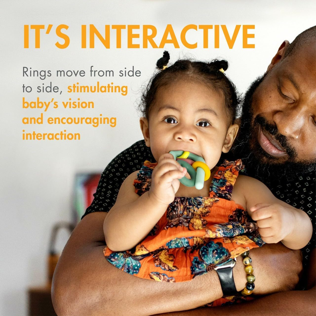 Boon Hoop Silicone Teether image number 2