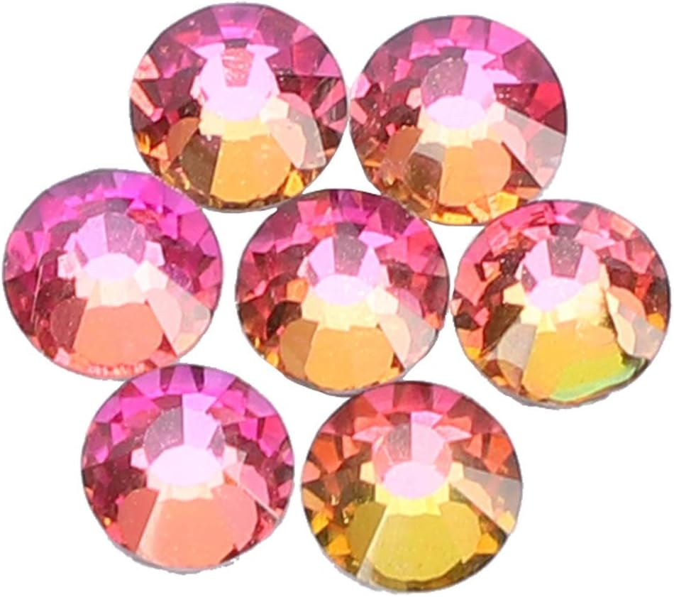 1440Pcs Hot Fix Flatback Rhinestones Glass Diamantes Gems Crystal Nail Art Decoration for Nails Decoration Makeup Clothes Shoes image number 5