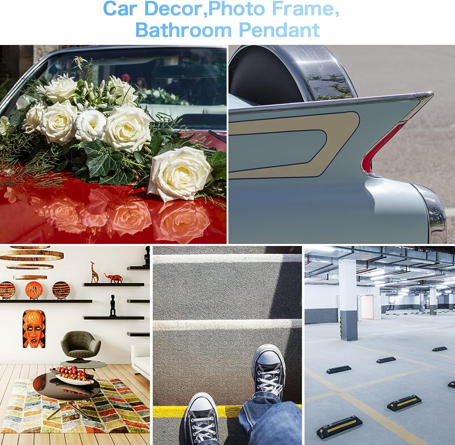 Double Sided Heavy-Duty Mounting Tape, Two Way Foam Tape, 16FT Length, 0.4 Inch Width for Car LED Strip Lights Home Decor, Office Decor image number 5