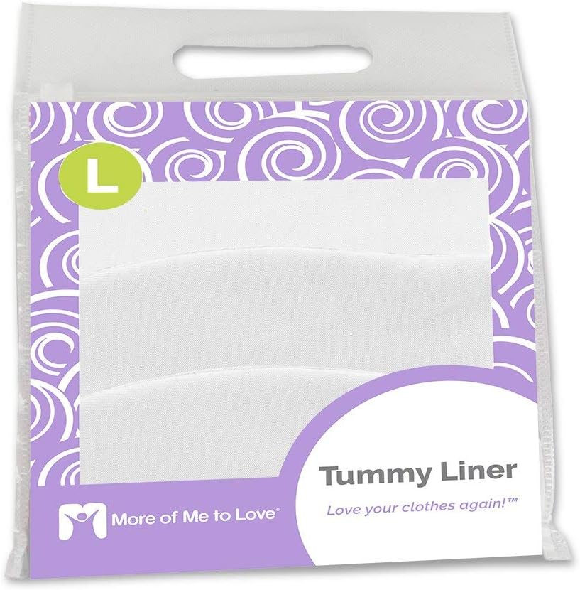 Bamboo Tummy Liner, Large, White, 3-Pack by More of Me to Love
