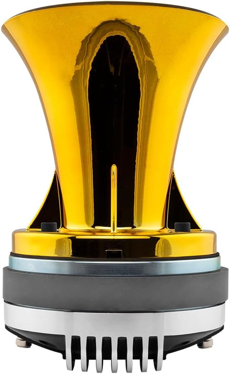 DS18 PRO-HPR/GD 2 Inch Exit Horn Waveguide, Mounting Horn Bolt on 2" No Holes, Exit Waveguide for Drivers, UV Resistant, Gold Chrome Finish image number 2