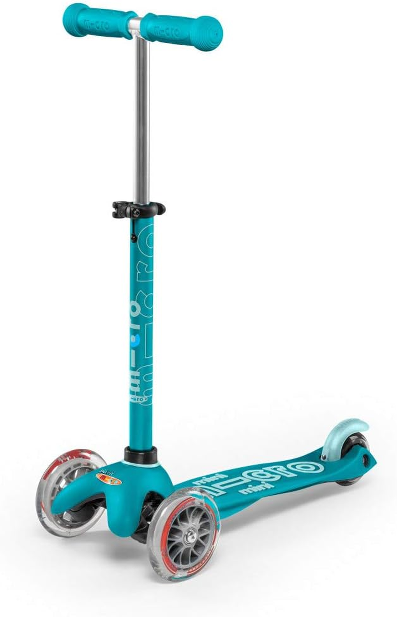 Mini Micro Deluxe Preschool Scooter - 3 Wheel Kick Scooter with Lean to Steer & Adjustable Height
