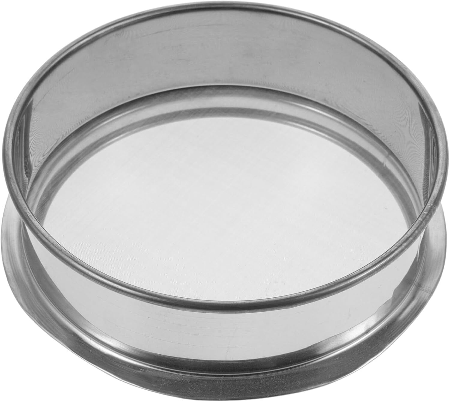 LALAFINA 100 Mesh Drum Sieve 15 Cm Stainless Steel Flour Sifter for Kitchen, Rice, Juice, Food, Pasta, Flour, Baking