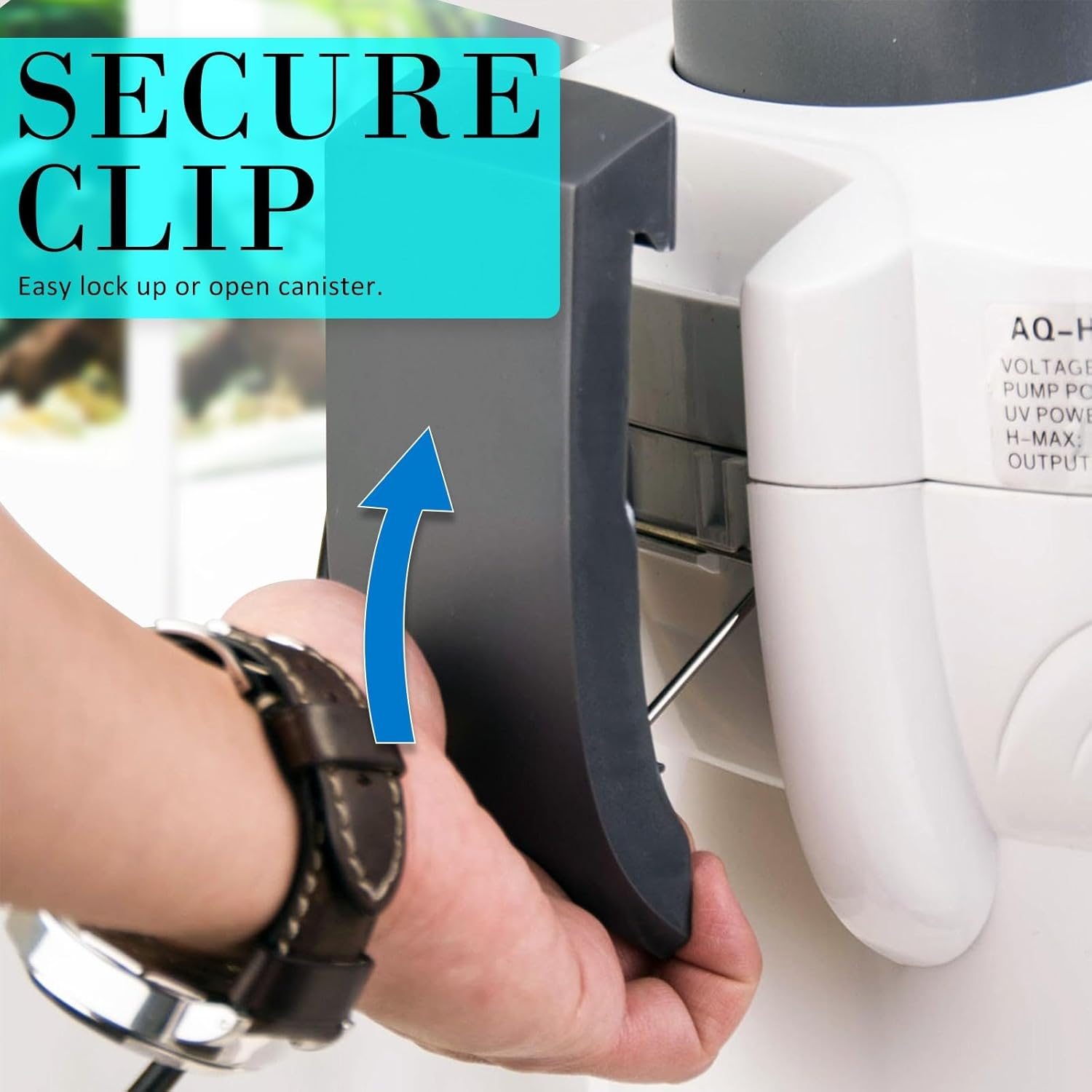 Dynamic Power Canister Filter 1400L/H with UV Light + Media Kit (AQ-HW303) image number 4